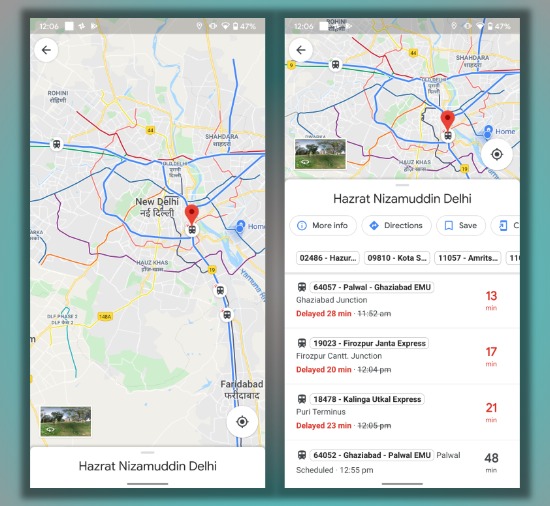 Google Maps 2 Tips And Tricks Check Train Position