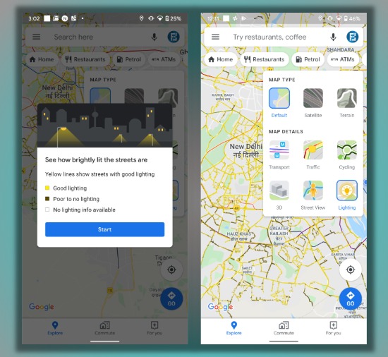 Google Maps 4 Hidden Features Lighting Mode