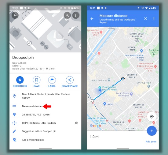 Google Maps 8 Tips and tricks measure distance