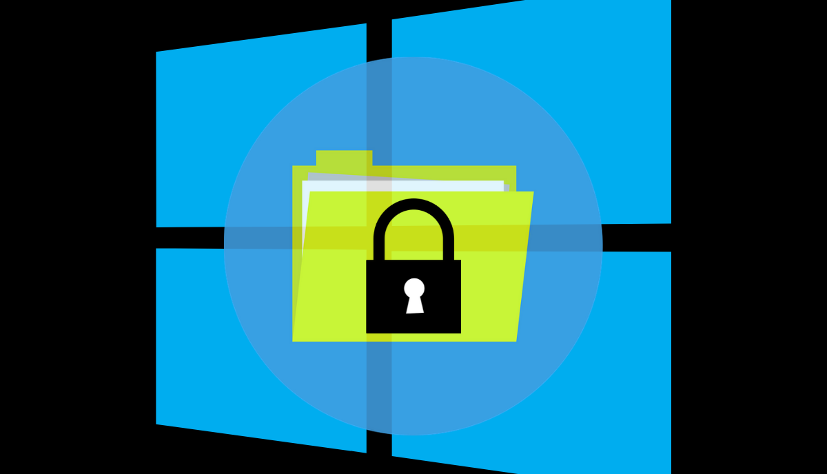 how to lock a folder with a password in windows 10