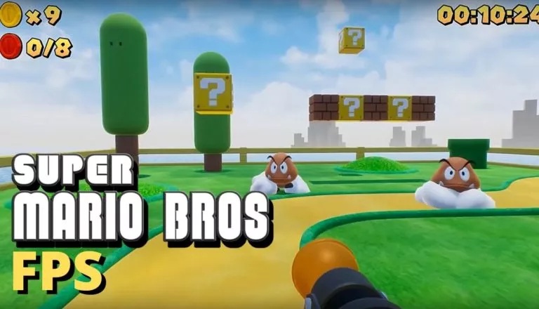 Man Creates Our Dream Super Mario Bros FPS Version That Nintendo Didn’t
