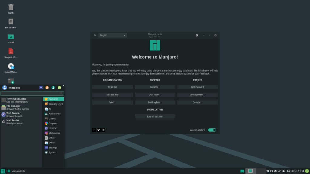 vmware player manjaro