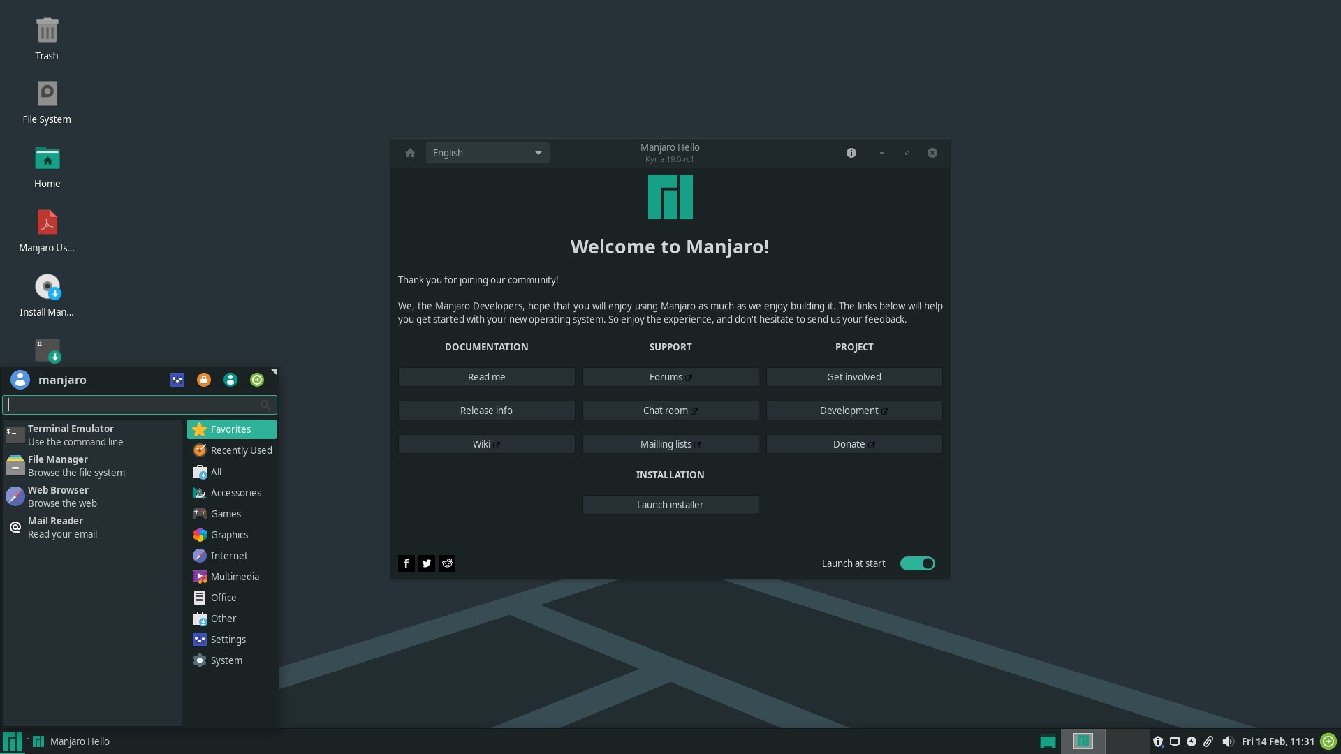 manjaro install yakyak