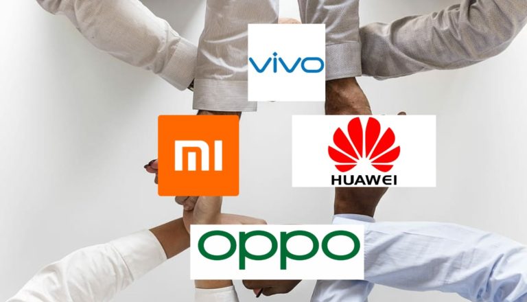 Oppo, Vivo, Huawei and Xiaomi