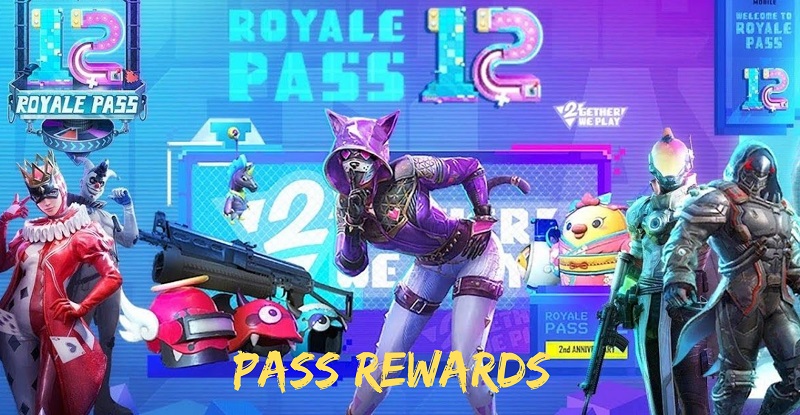 PUBG pass rewards