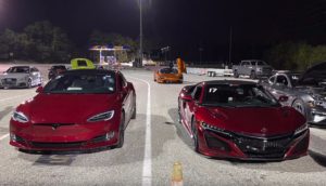 Tesla Model S Vs Acura NSX Electric car