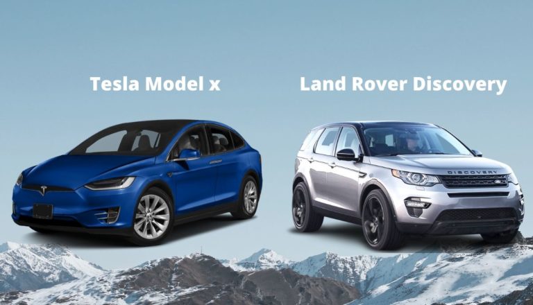 Tesla Model X Vs Land Rover Discovery Snow Test