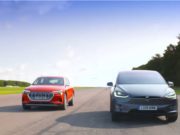 Tesla Model X Vs. Audi e-tron: Most Anticipated Electric Drag Race Tesla Model X Vs. Audi e-tron drag race