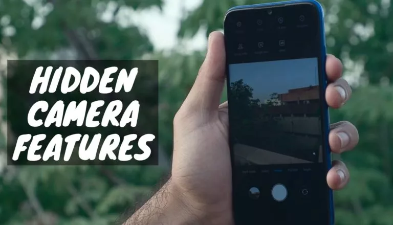 Xiaomi Hidden Camera Features