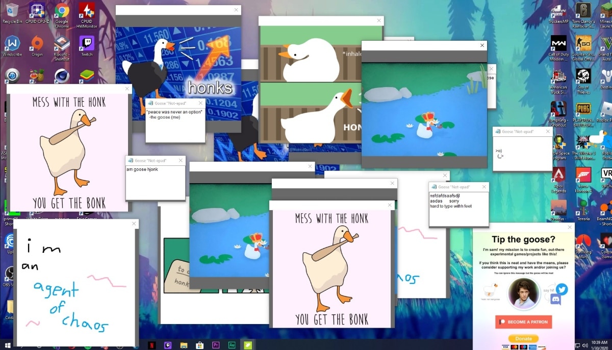 'Desktop Goose' App Can Wreak Havoc On Your Windows PC
