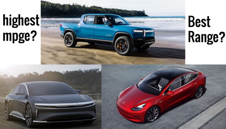 Are Rivian R1T, Lucid Air Electric Efficient Compared To Tesla Model 3?