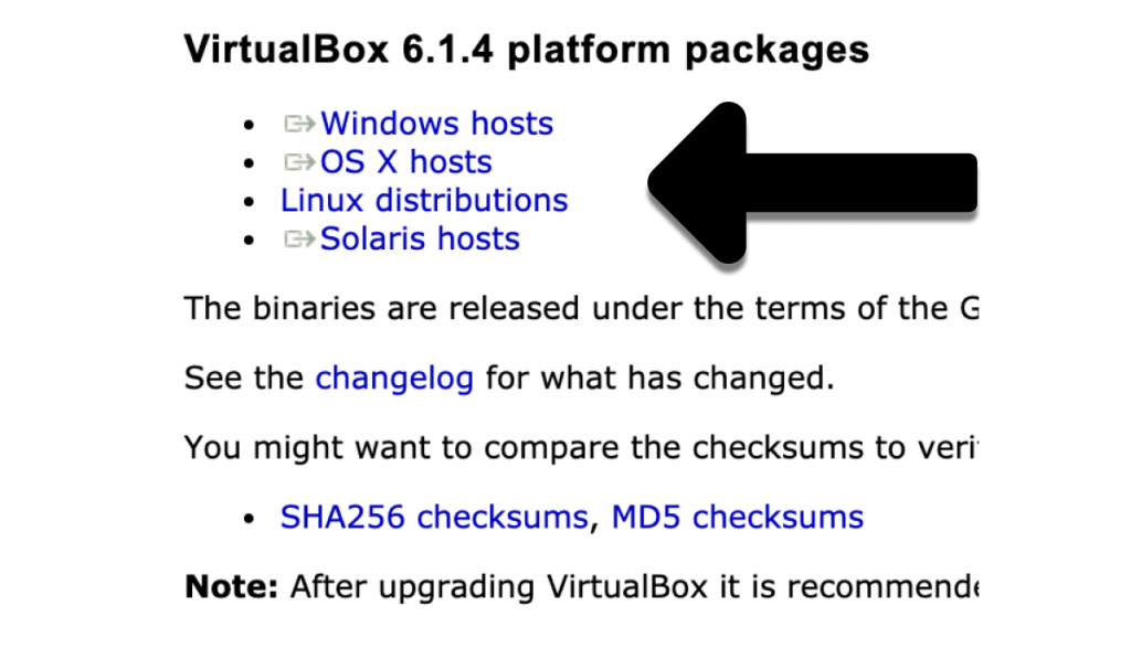 Download VirtualBox