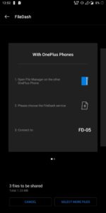 FileDash OxygenOS features