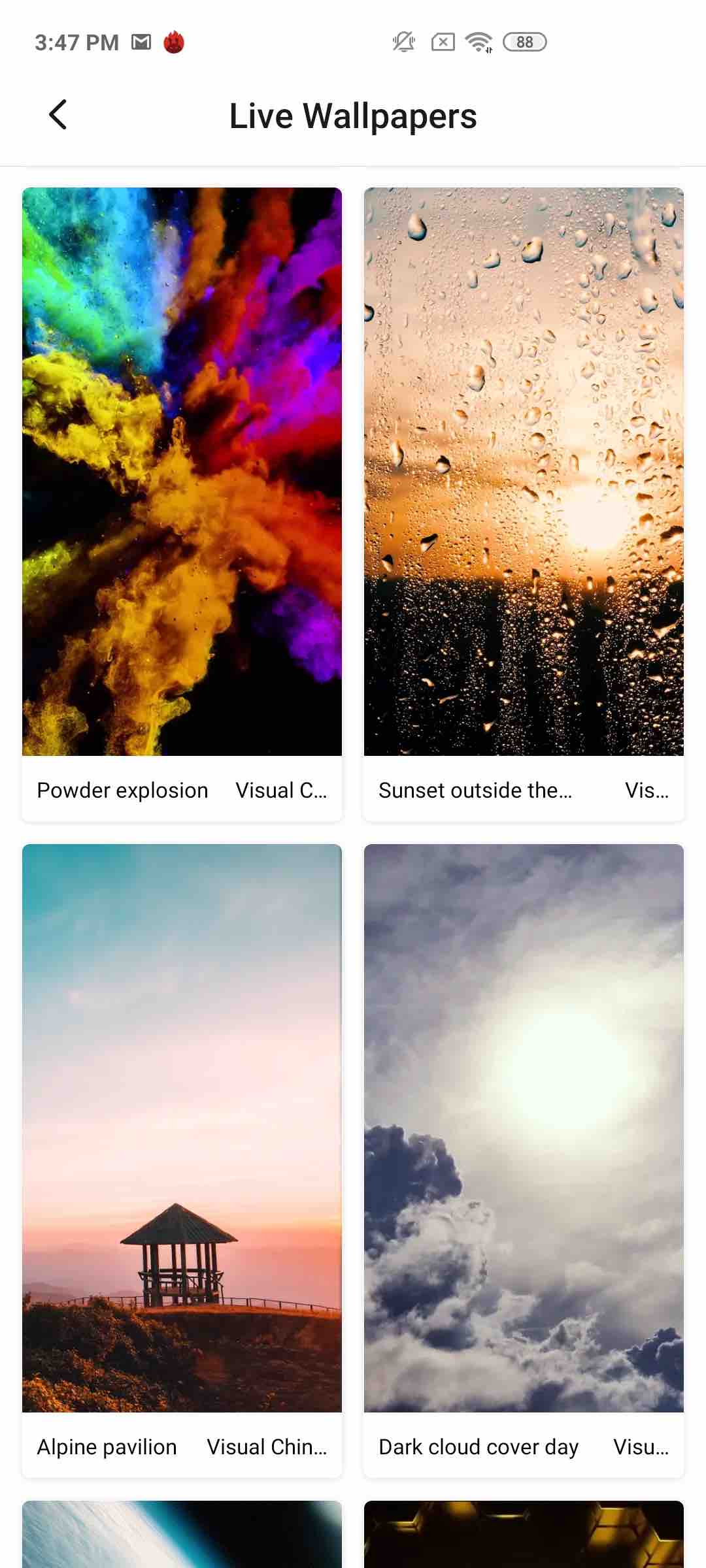 MIUI video wallpaper themes app