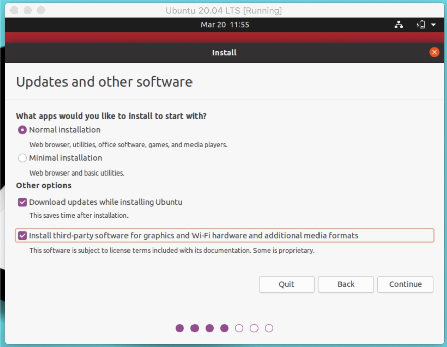 Ubuntu 20.04 LTS Installer — Choose Normal Or Minimal Installation