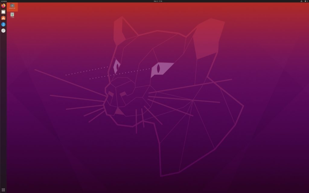 Ubuntu 20.04 LTS — Full Screen