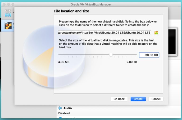 virtualbox increase disk size linux