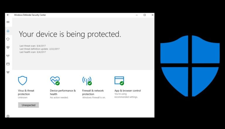 Windows Defender Scans 'Failing' After The Latest Windows 10 Update