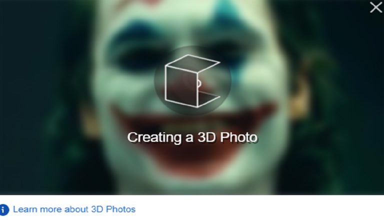 How to create a 3D photo in Facebook