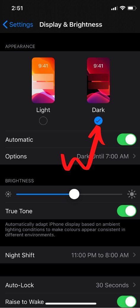 whatsapp dark mode for iOS