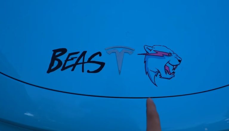 Custom Tesla Model 3 For Mr. Beast Looks Like A Million Bucks