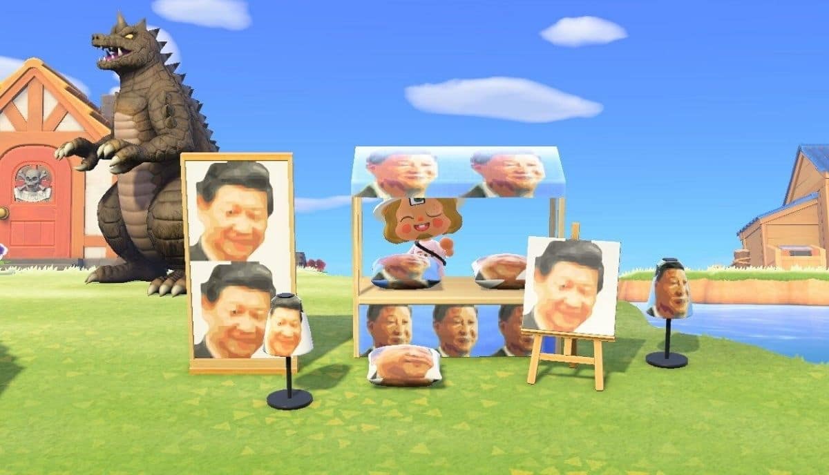 Animal Crossing New Horizon used for protests in China