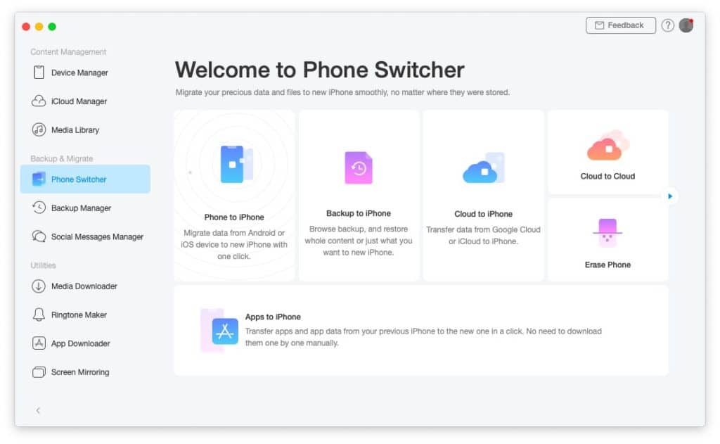 AnyTrans Phone Switcher Final