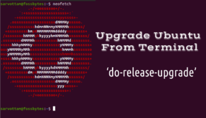 How To Upgrade Ubuntu From Command Line