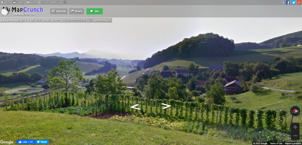 MapCrunch website