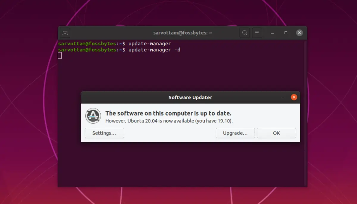 New Ubuntu version available