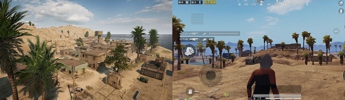 PUBG PC Karakin map vs PUBG Mobile beta Miramar 2.0