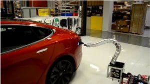 Robotic Tesla Charger Coronavirus