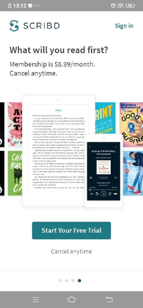 Scribd audiobooks