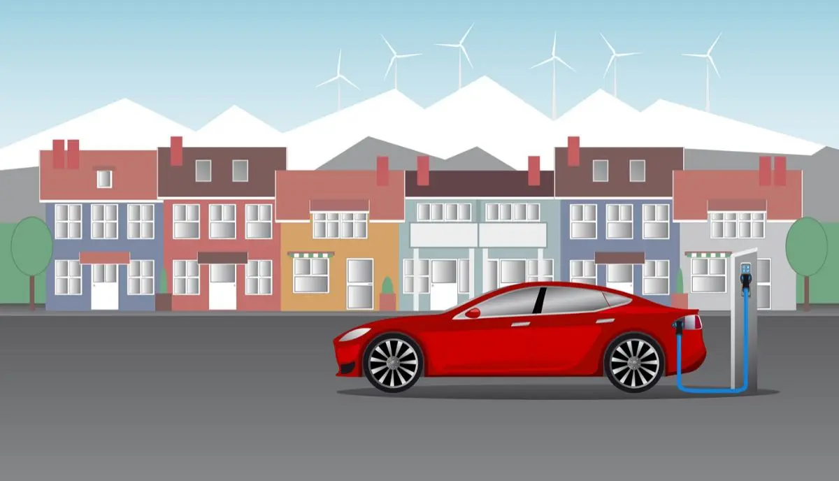 Tesla Electric Cars Coronavirus_ earth with less air pollution