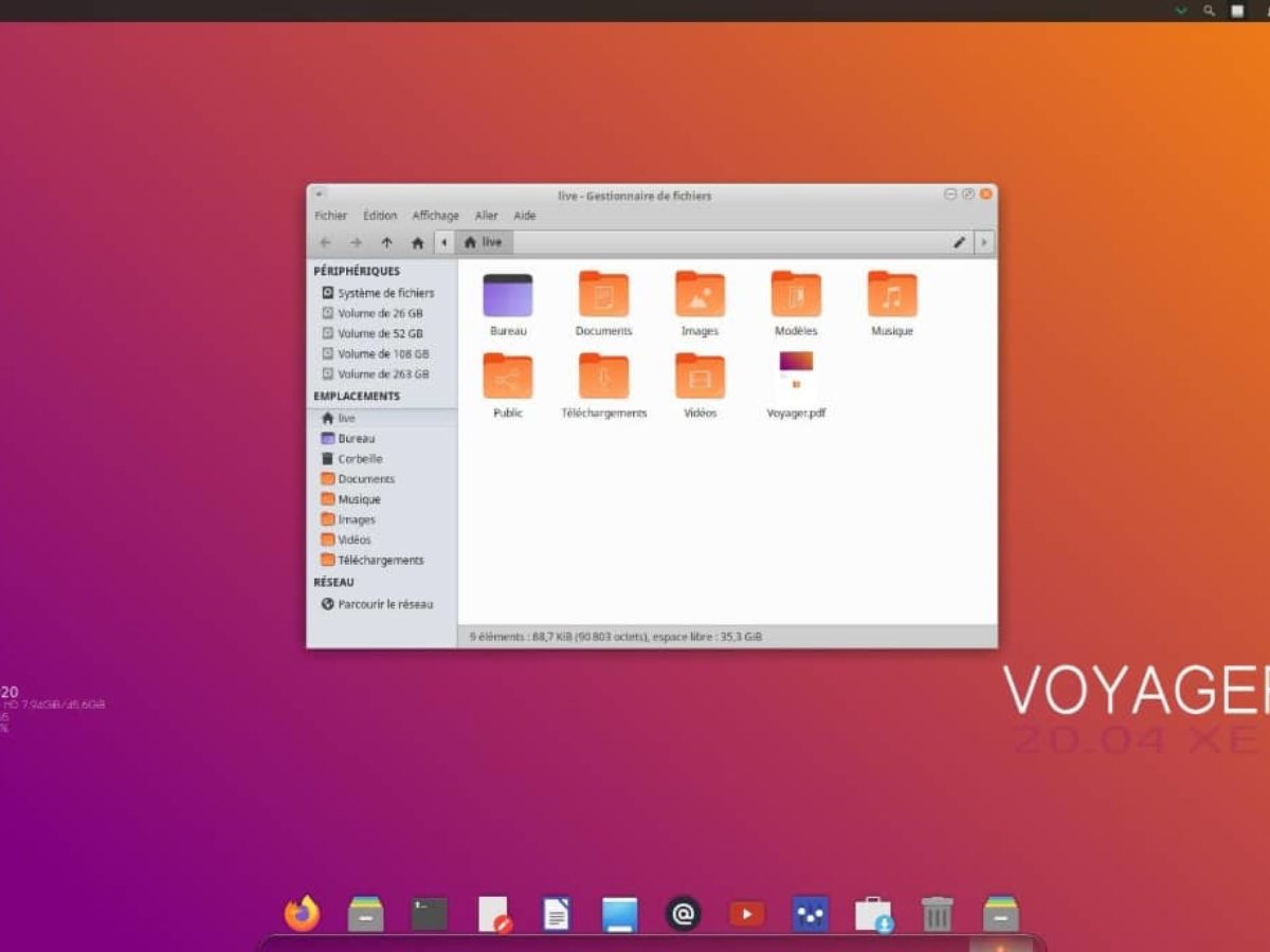 Voyager 20 04 Lts Released Take A Trip Of X Ubuntu 20 04 Based Linux Distro