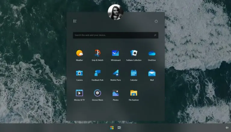 Windows Core OS Windows 10Concept