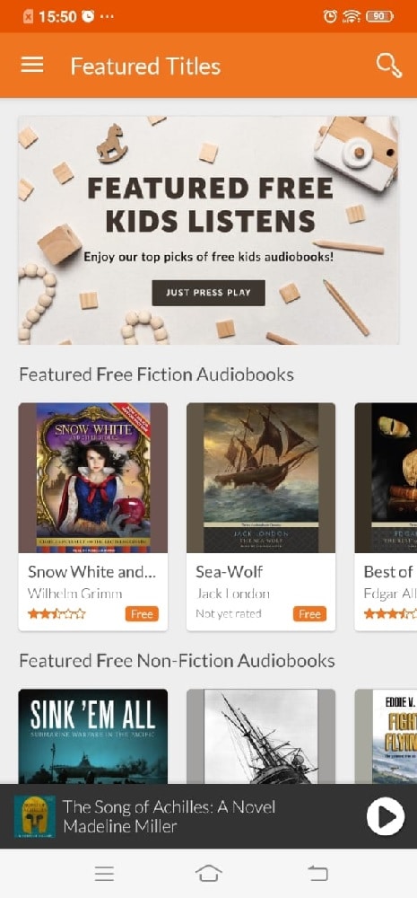 audio book app