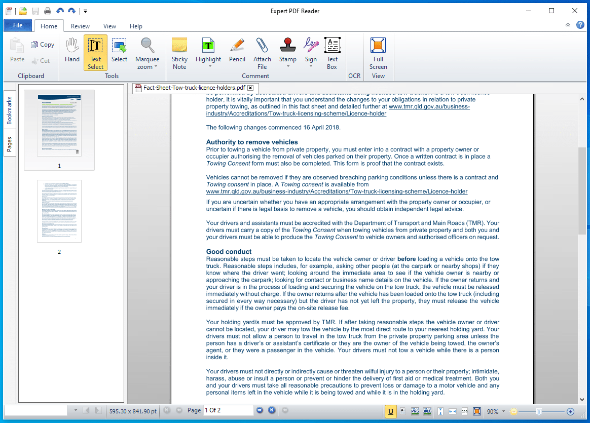 free pdf reader for pc