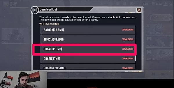 Gulag in Call of Duty Mobile Test Servers