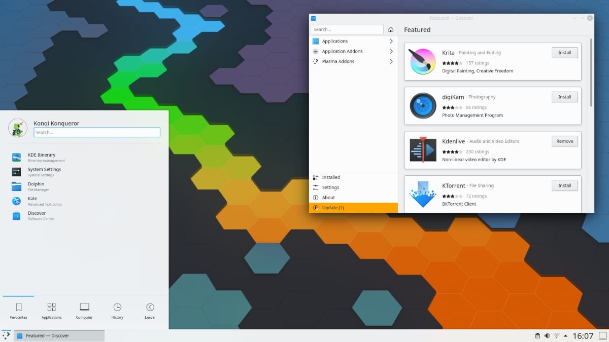 kde desktop environment