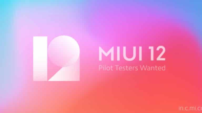 MIUI 12 Beta test program Redmi K20