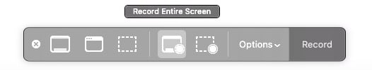 Mac Screen record entire screen