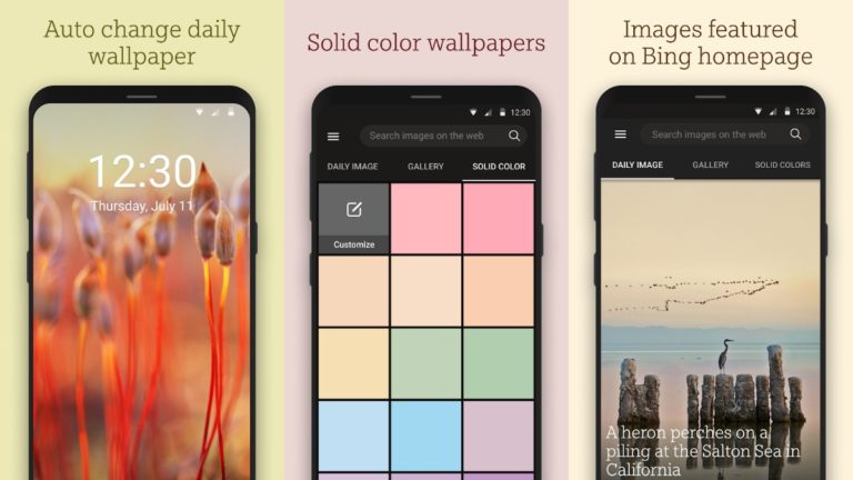 Microsoft Bing Wallpapers App free