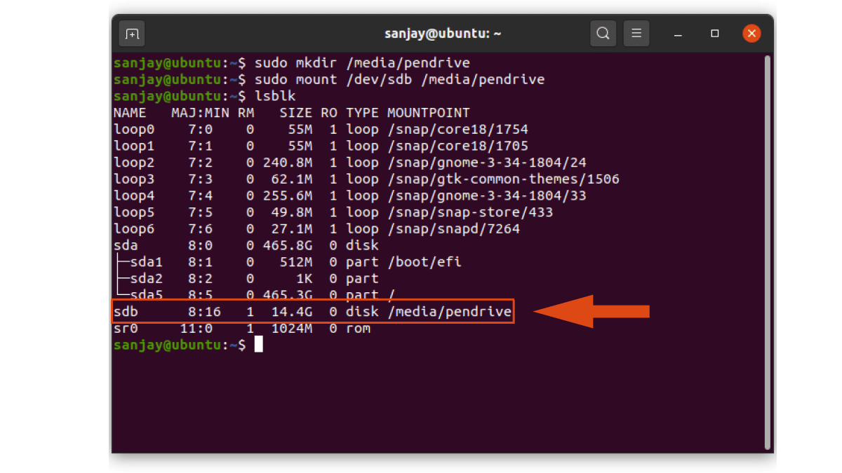 How To Mount/Unmount USB Drive On Ubuntu And Other Linux Distros?