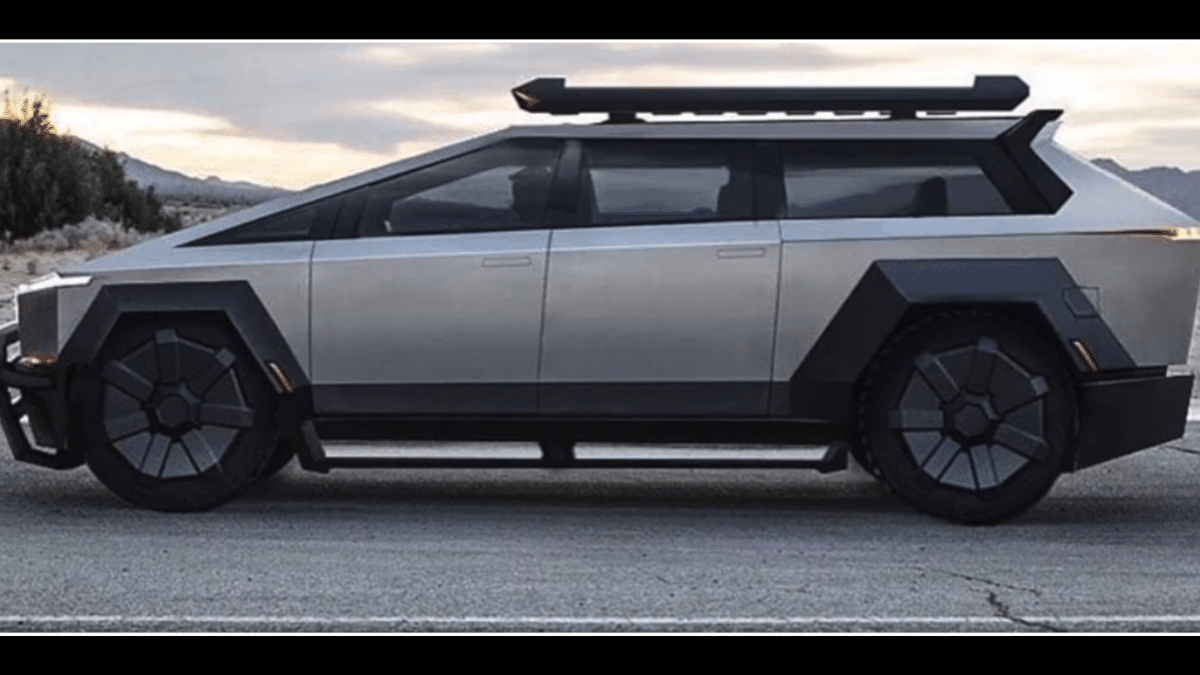 Tesla Cybertruck inspired Cyber Line-up_ electric cars