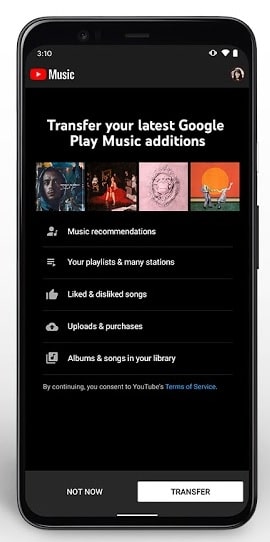 transfer your playlists to YouTube Music