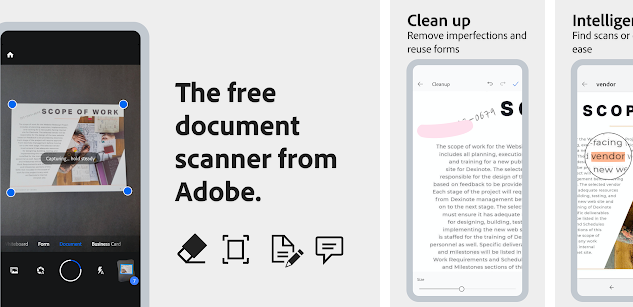 Adobe Scan Cam Scanner Alterntive