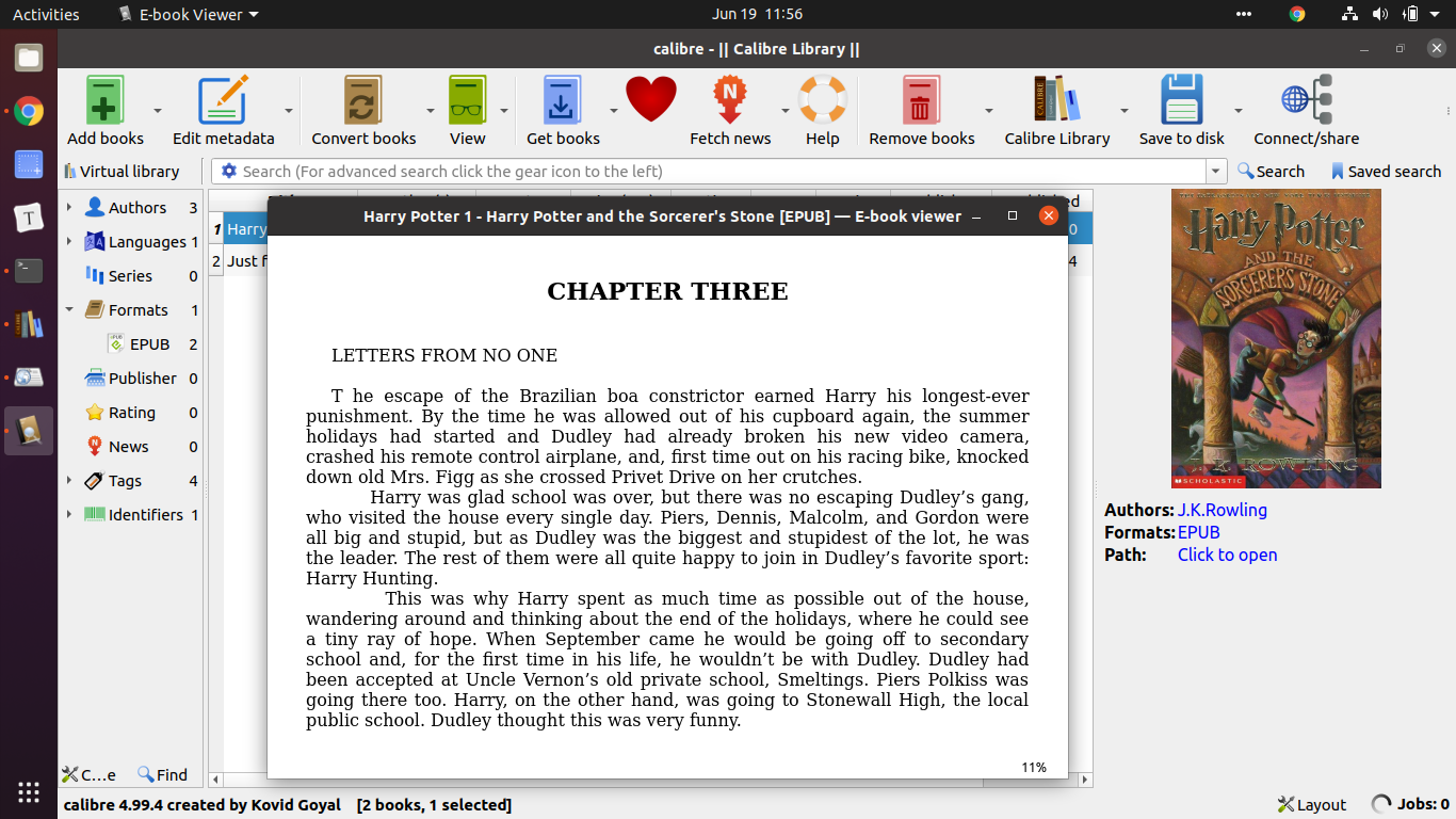 Calibre — Best Linux apps for e-book 