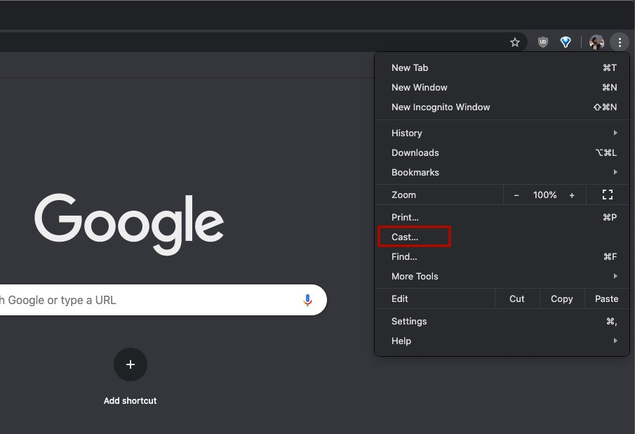 google chrome cast for mac