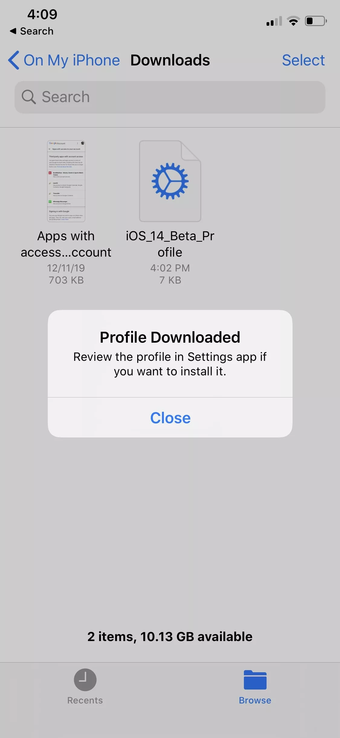 Download ios 14 beta profile